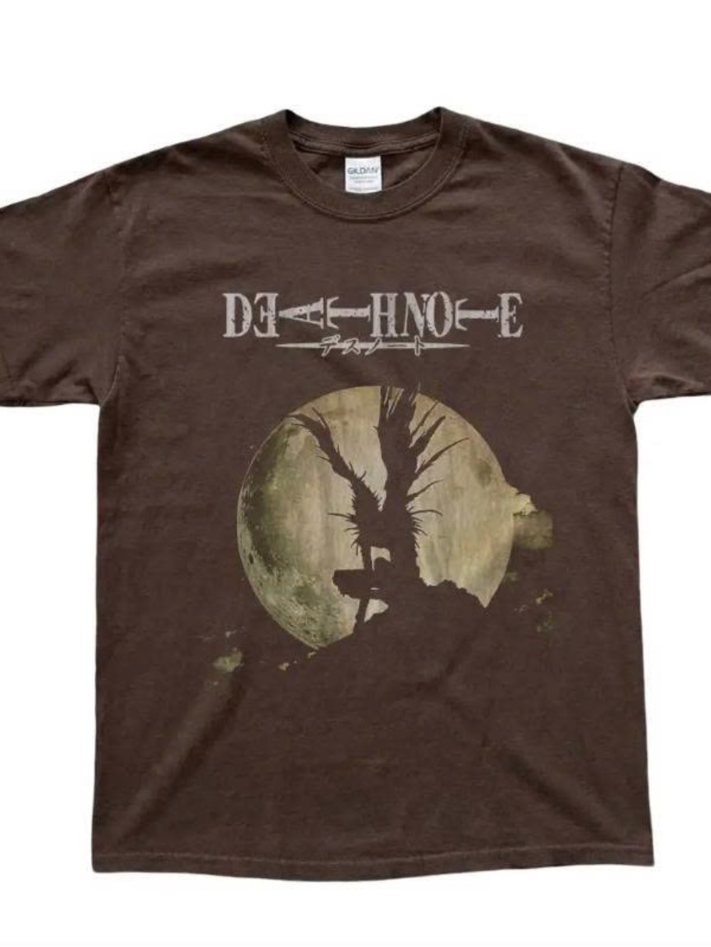 Death Note Graphic Tee - Brown Men’s Shirt